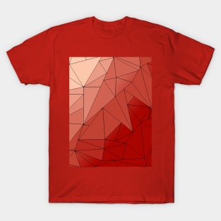 Valentine colors triangle mosaic T-Shirt